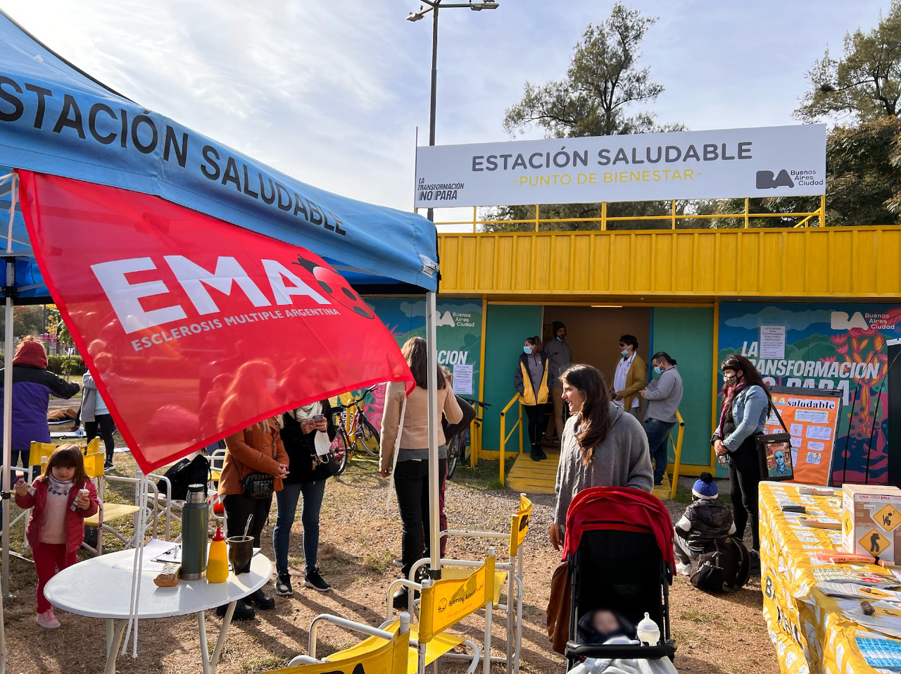 Culminó el mes de la Esclerosis Múltiple con una Jornada en la Estación Saludable de Parque Saavedra