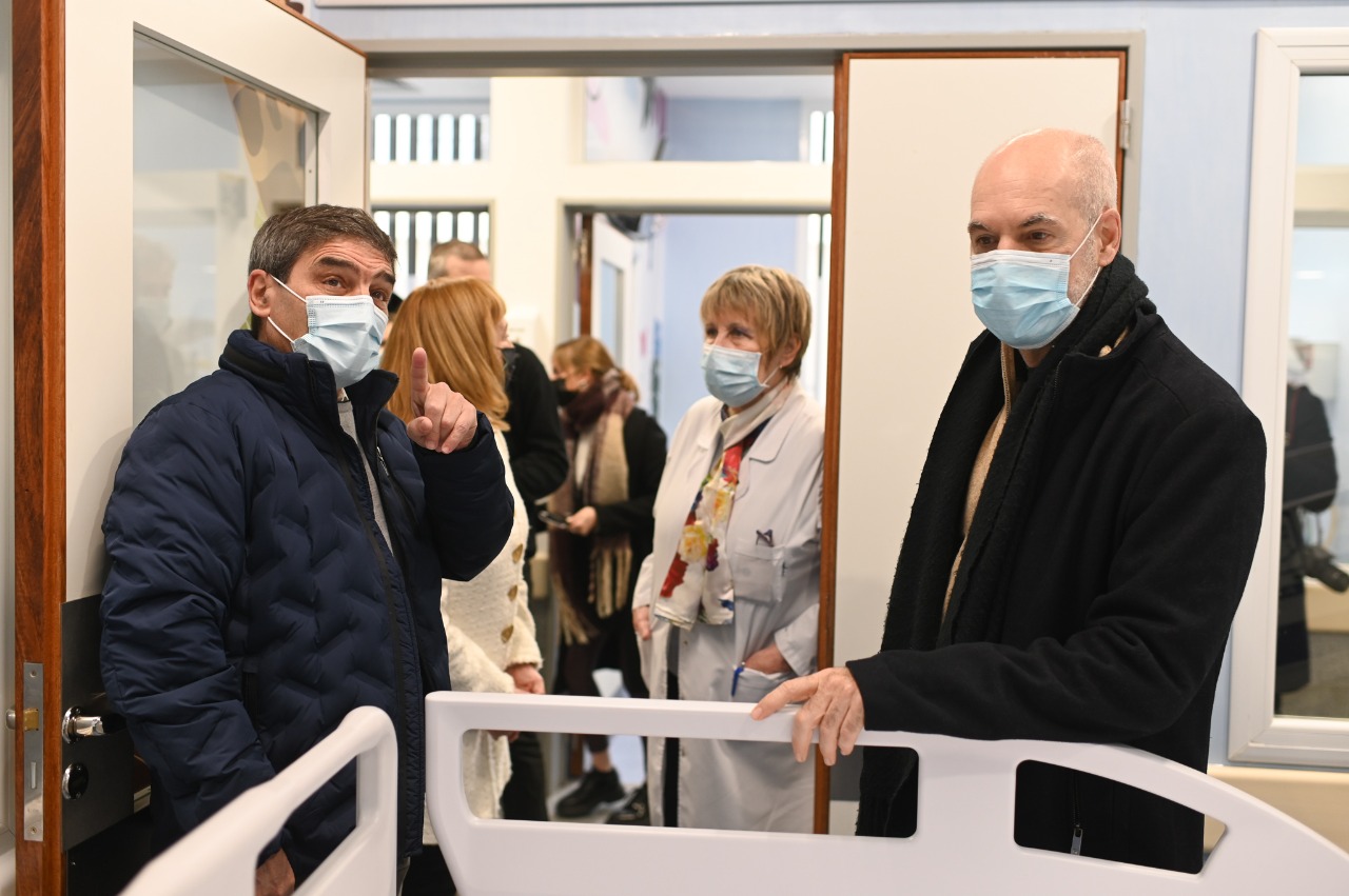 Rodríguez Larreta inauguró la nueva Unidad de Cuidados Intensivos del Hospital Gutiérrez