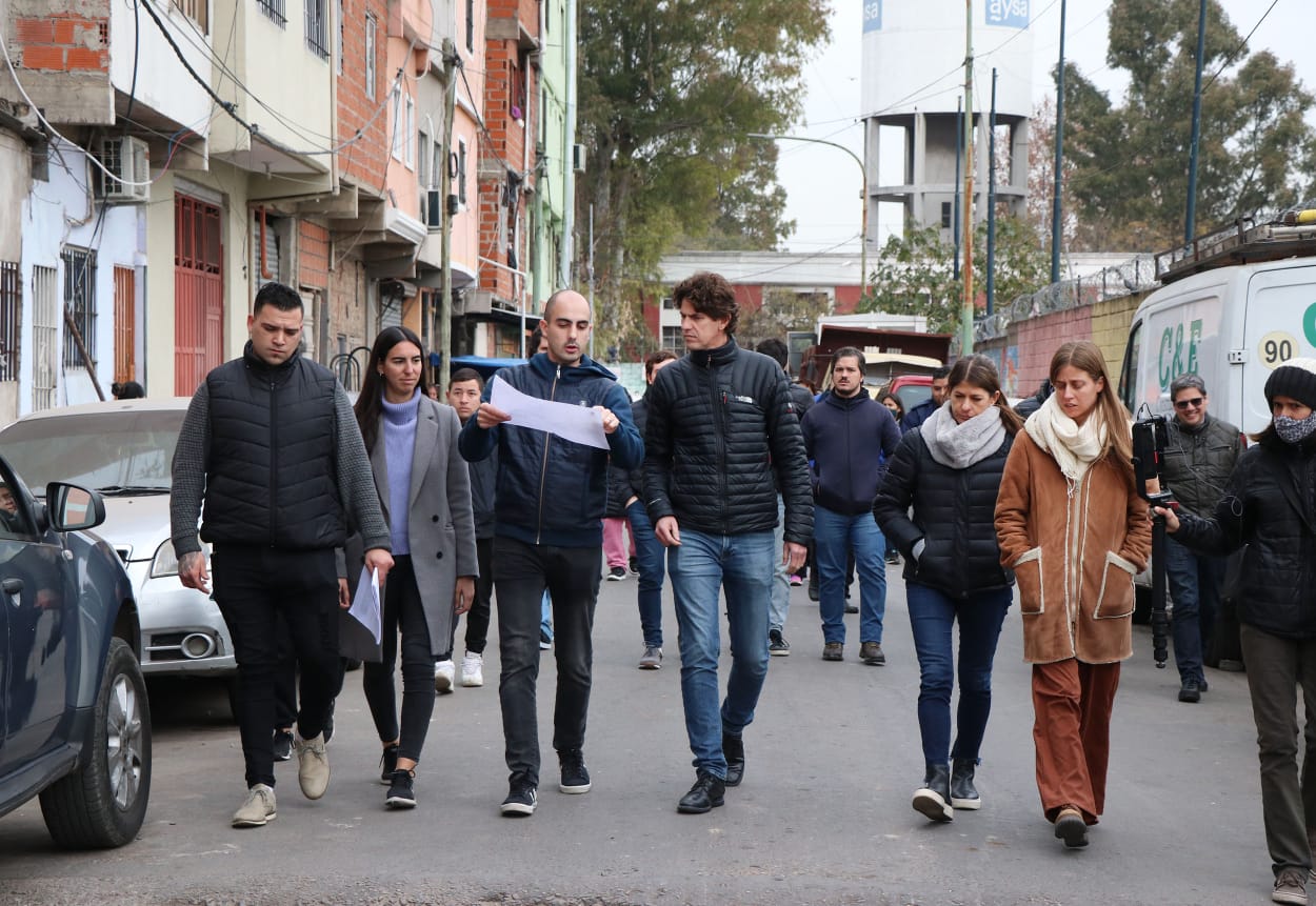 Avanzan las obras hídricas en el Barrio Ricciardelli