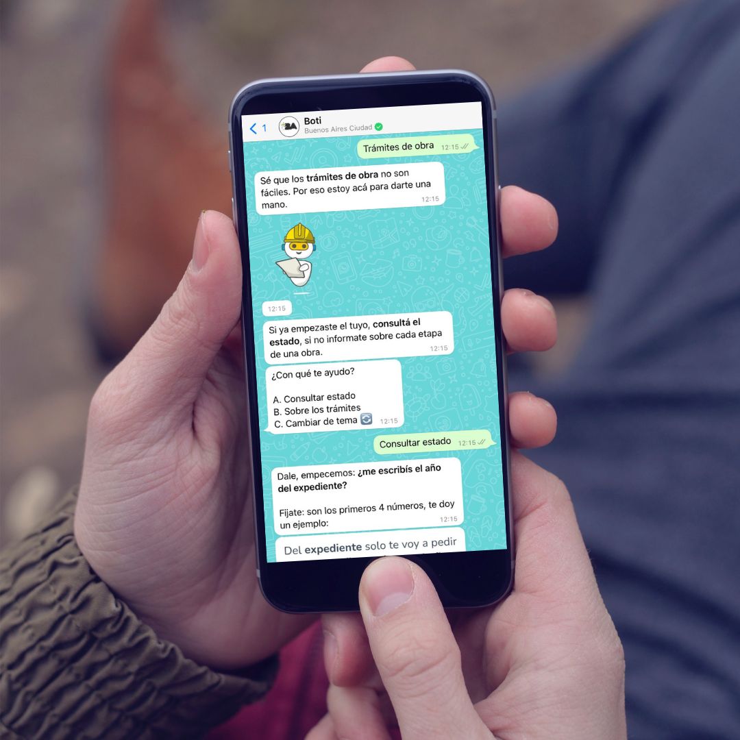 Con Boti ahora se pueden realizar diferentes consultas y seguir los trámites de construcciones