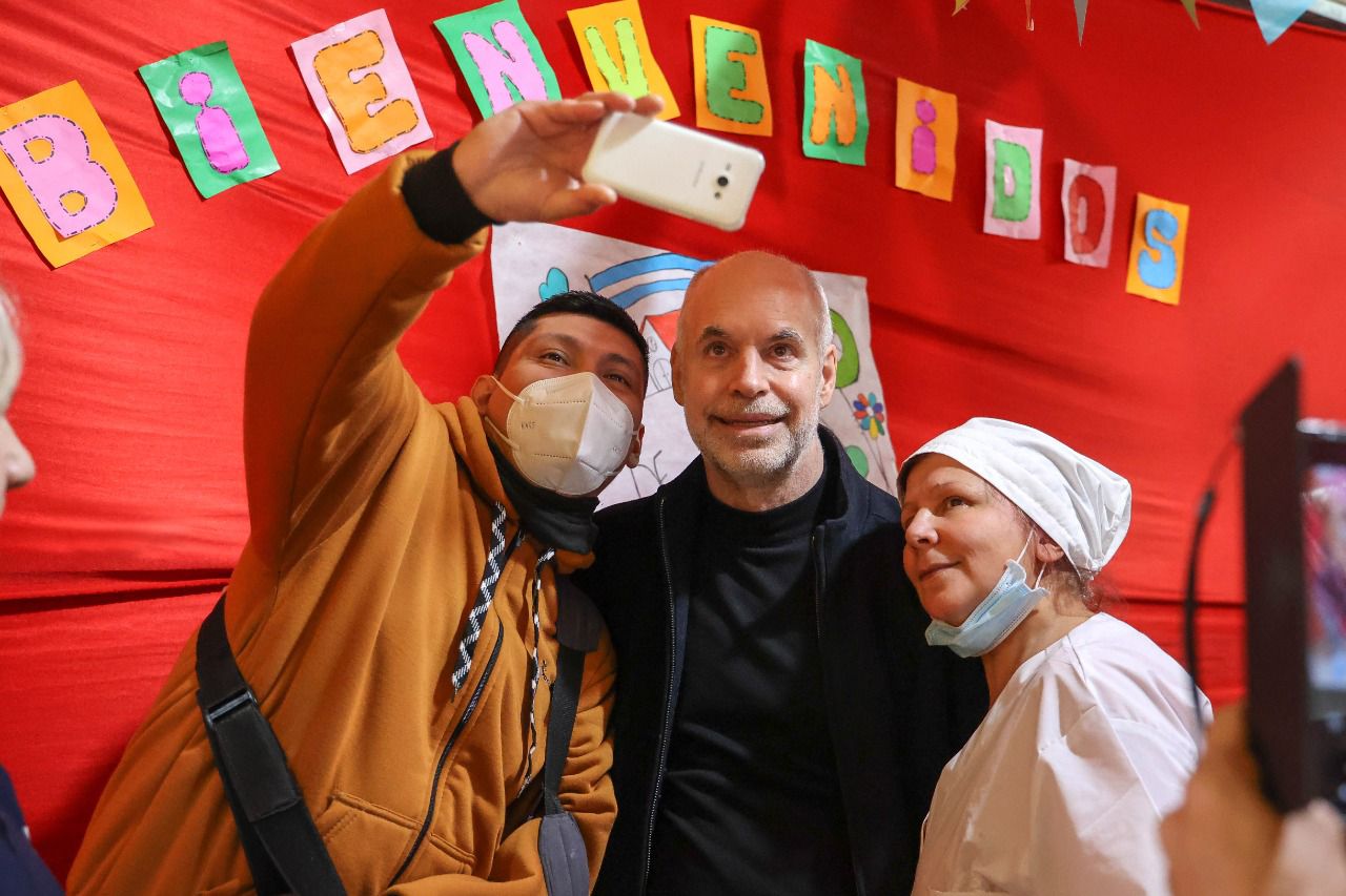 Rodríguez Larreta recorrió una Escuela de Invierno en Balvanera