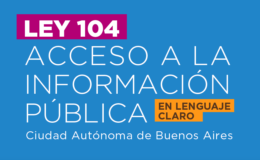 Ley 104 en lenguaje claro