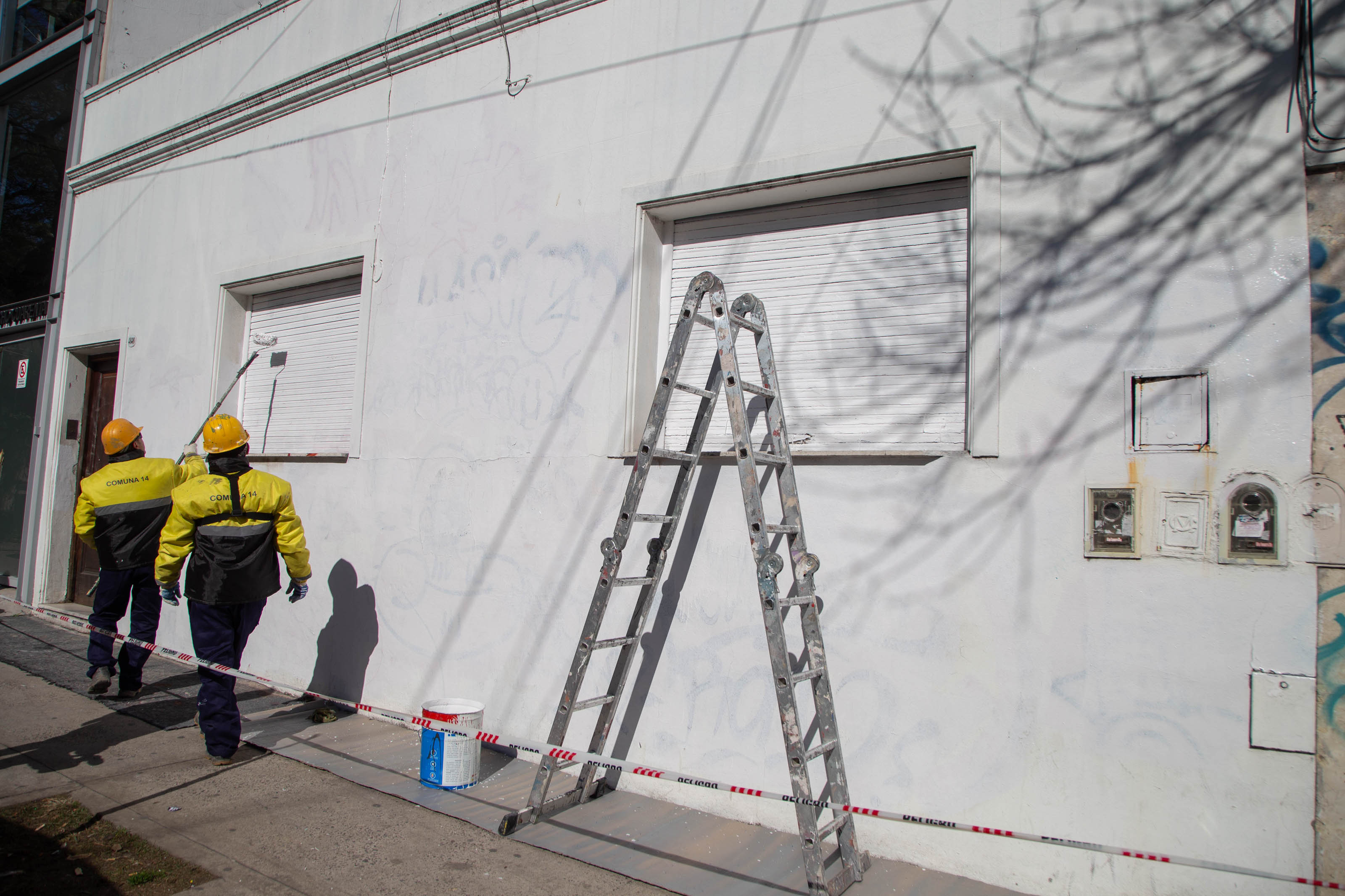 La Ciudad recuperó 8.020 frentes de viviendas vandalizados en diez meses
