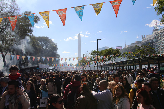 Los cortes de tránsito en el Obelisco