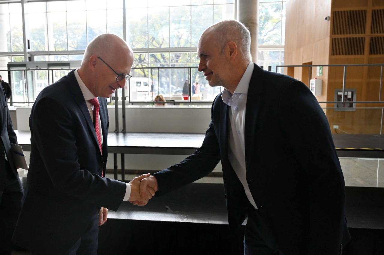 Rodríguez Larreta recibió al alcalde de Hamburgo y presentó oportunidades de inversión a 20 empresas líderes de Alemania
