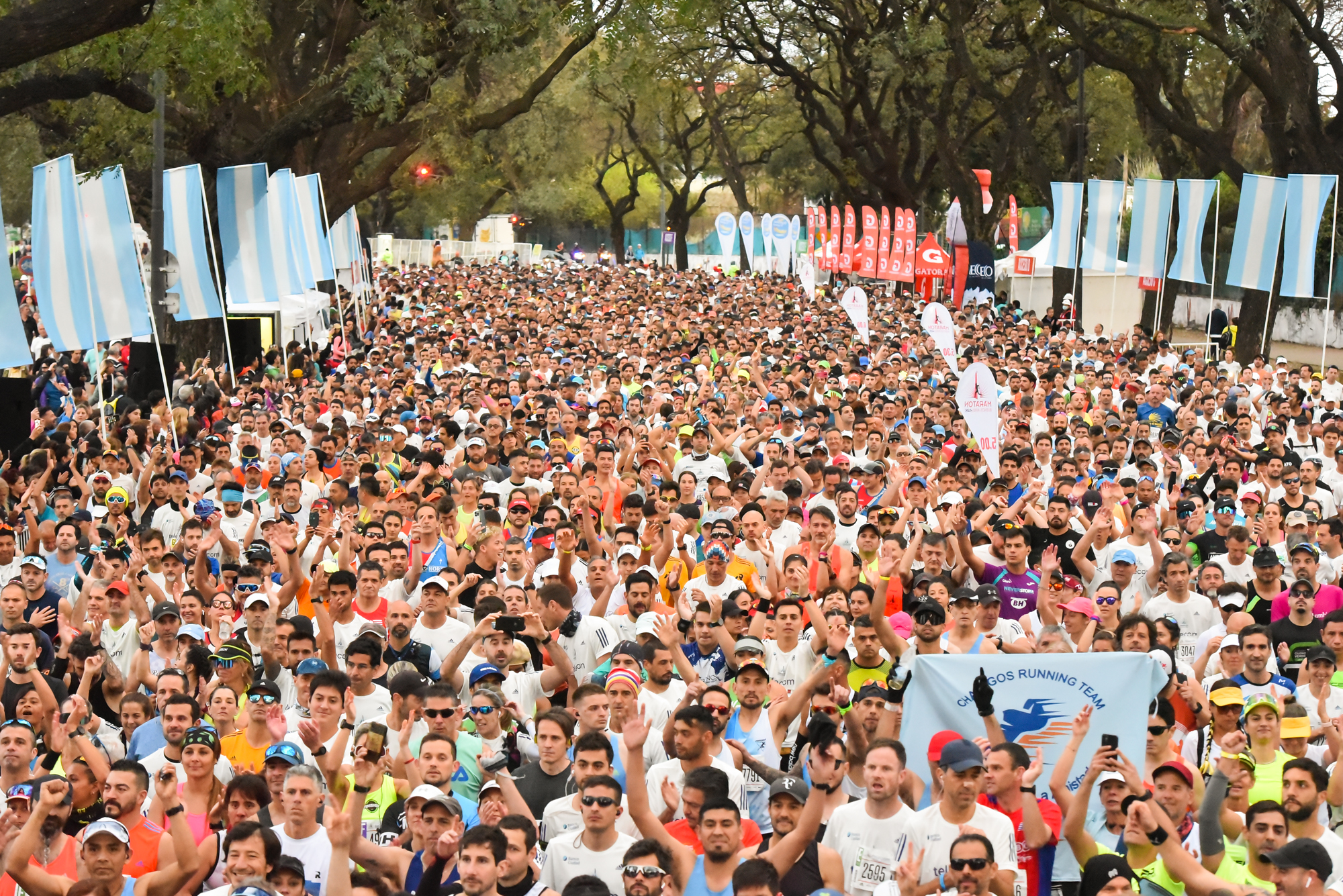 Deportistas de todo el país compitieron este domingo en la Maratón de la Ciudad