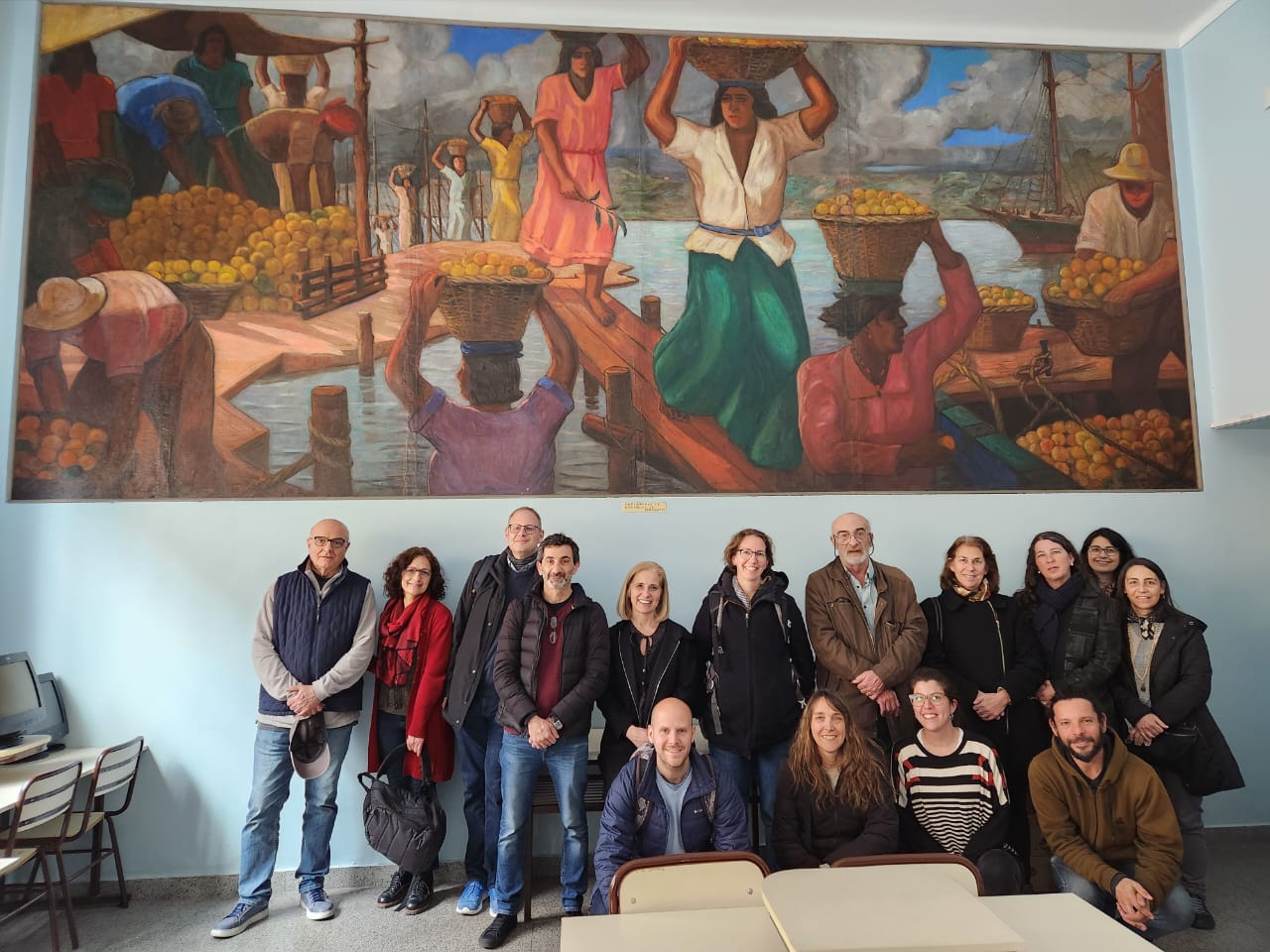 Especialistas en restauración visitaron la escuela museo Benito Quinquela Martín  