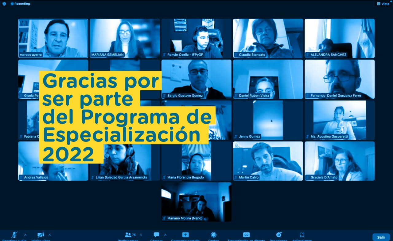 Finalizaron los Programas de Especialización 2022
