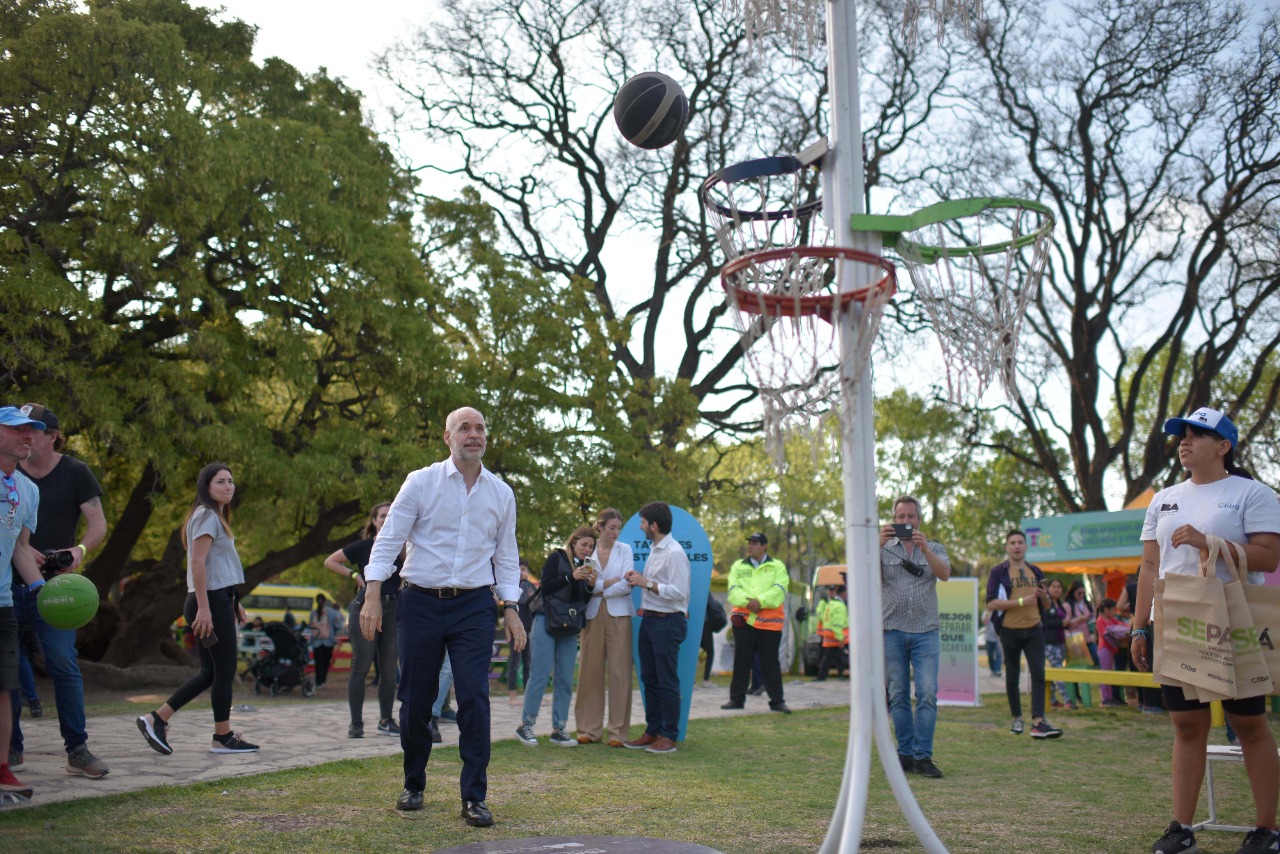 Rodríguez Larreta participó en el Planetario del multitudinario Festival Los Pies en el Pasto