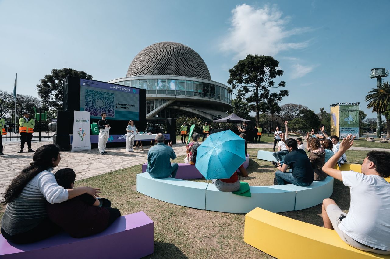 Fotogalería: Los Pies en el Pasto, en el cierre del evento internacional sobre el medioambiente