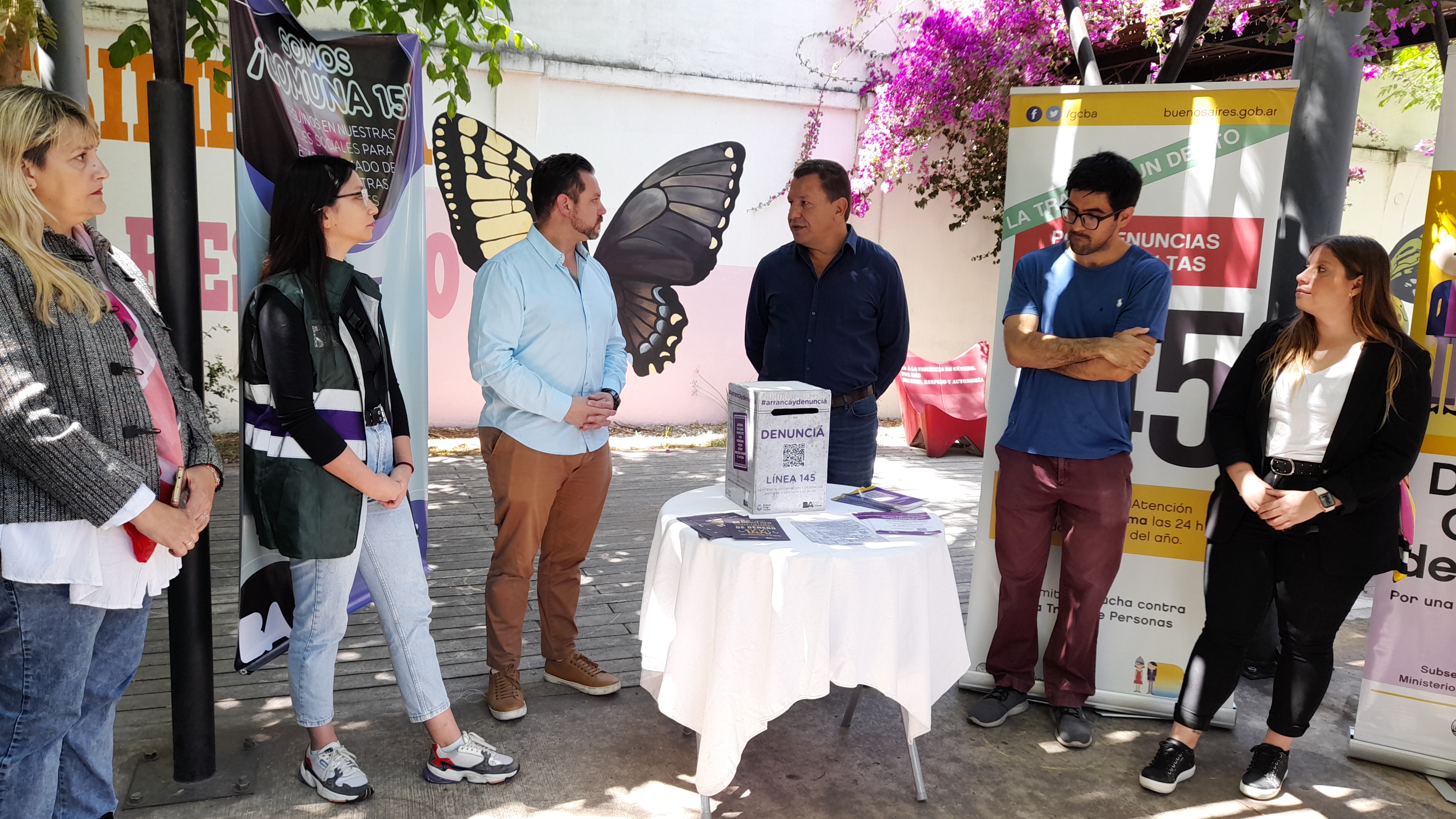 Llegó a la Comuna 15 el buzón de denuncias para avisos de oferta sexual