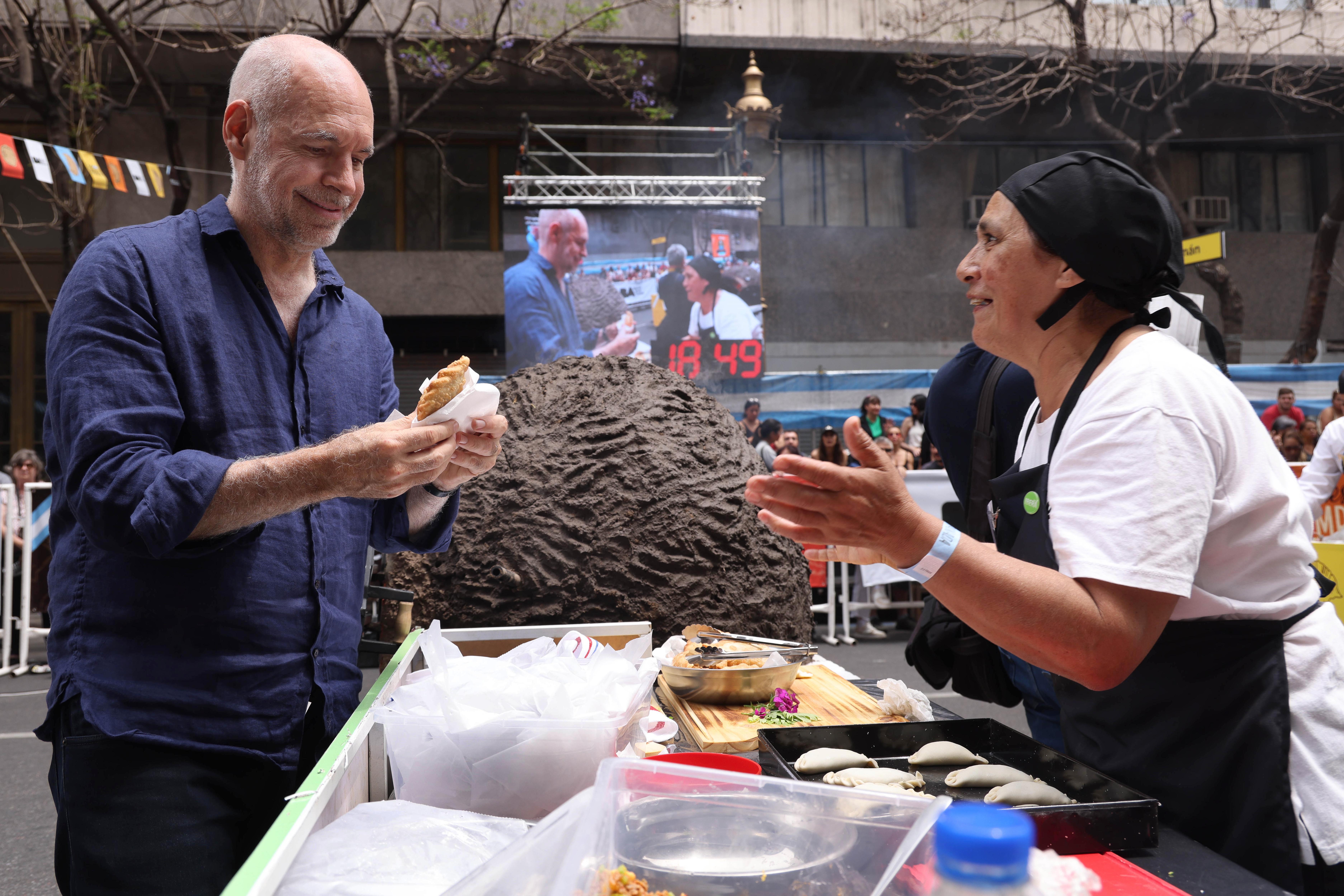 Rodríguez Larreta participó de la Fiesta de la Empanada