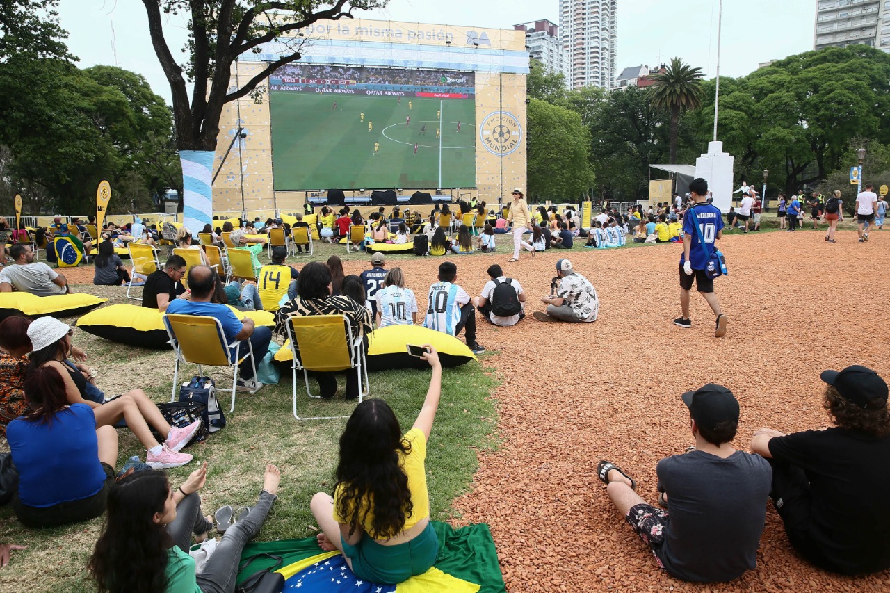 Fotogalería: la fiesta del Mundial en la Ciudad 