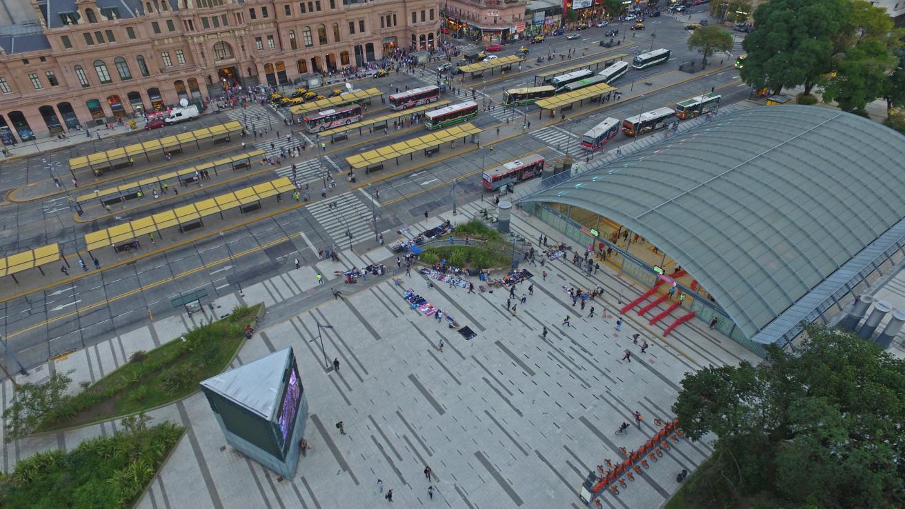 vista aérea centro de trasbordo constitución