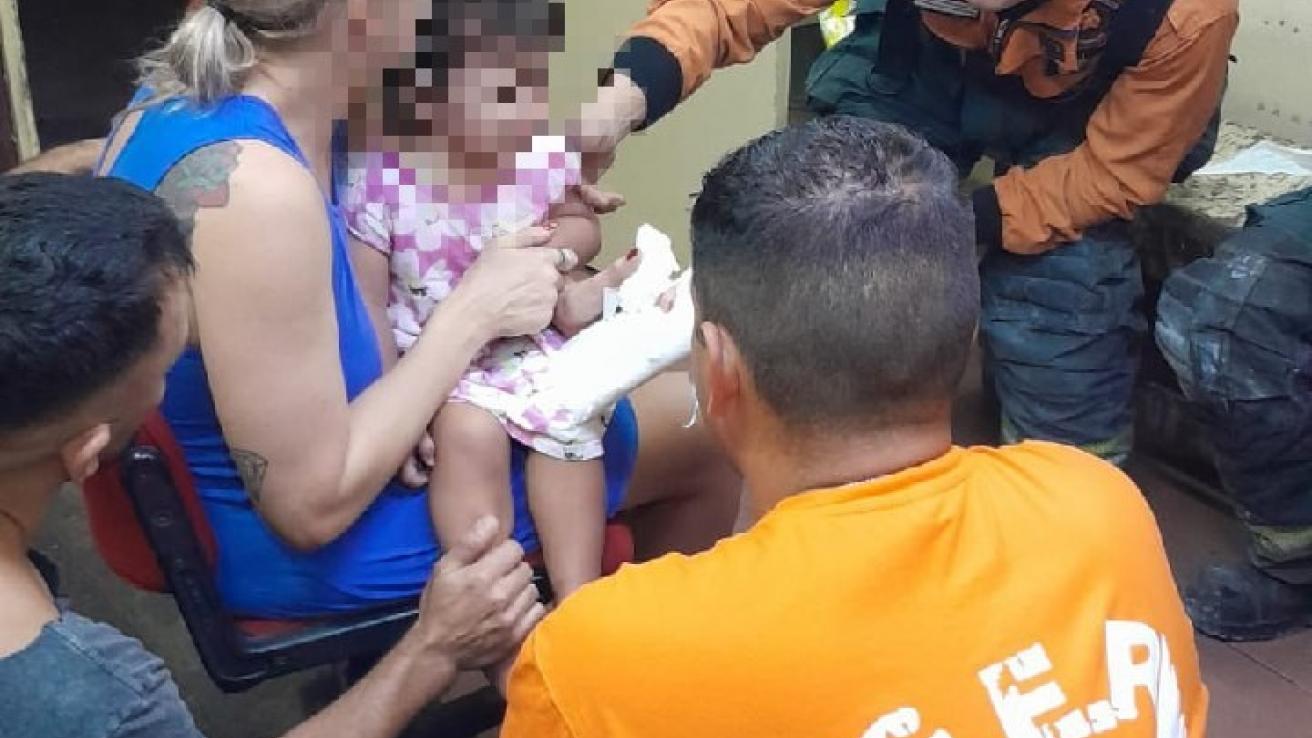 Salvamento bebé Ger caballito