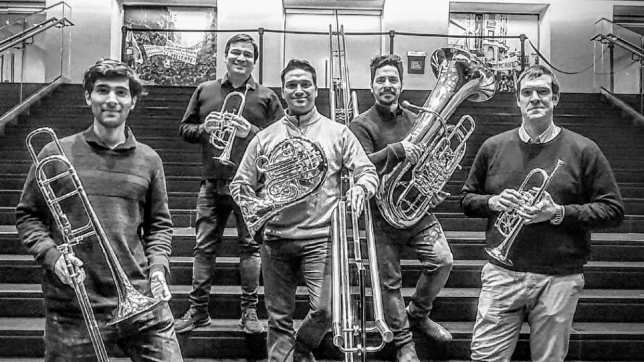 Quinteto con instrumentos de viento