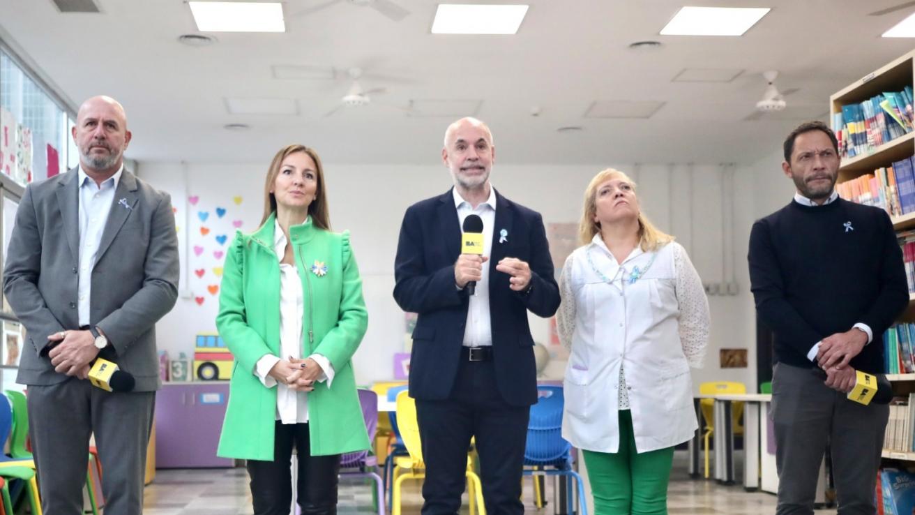 Rodríguez Larreta presentó los resultados del programa que mejoró la lectura y la comprensión de textos en las escuelas