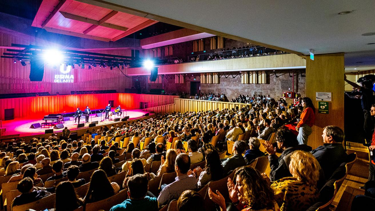 show en el auditorio de la Usina del Arte