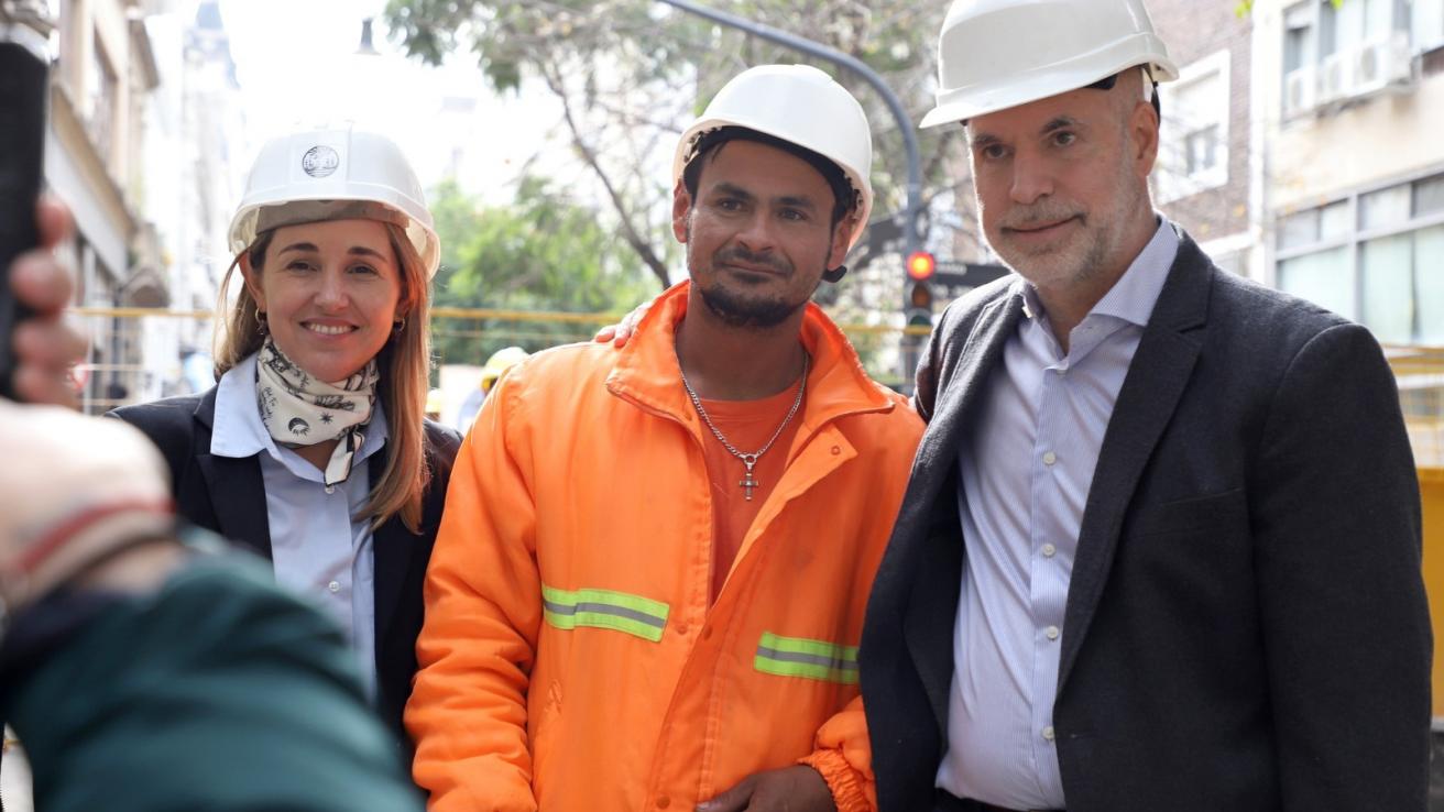 Rodríguez Larreta: "La transformación del Casco Histórico beneficia la actividad económica y genera trabajo"