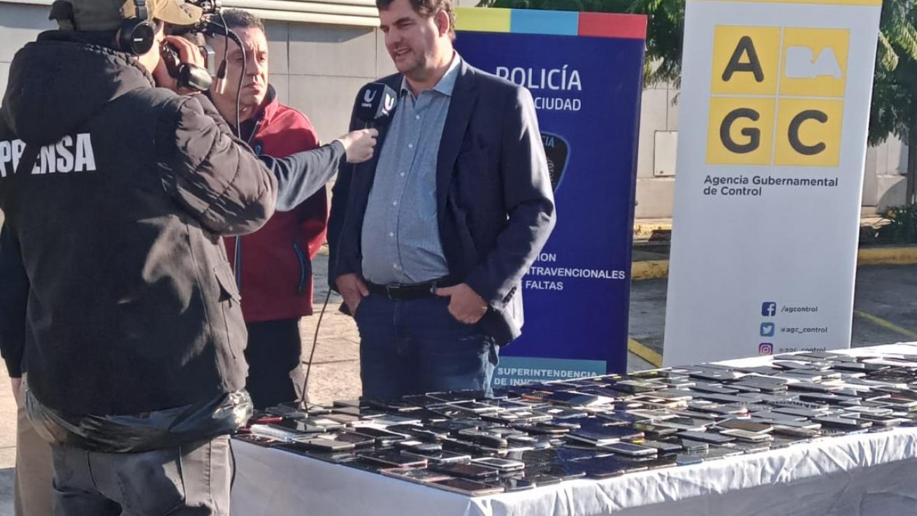 acto de recupero de celuares