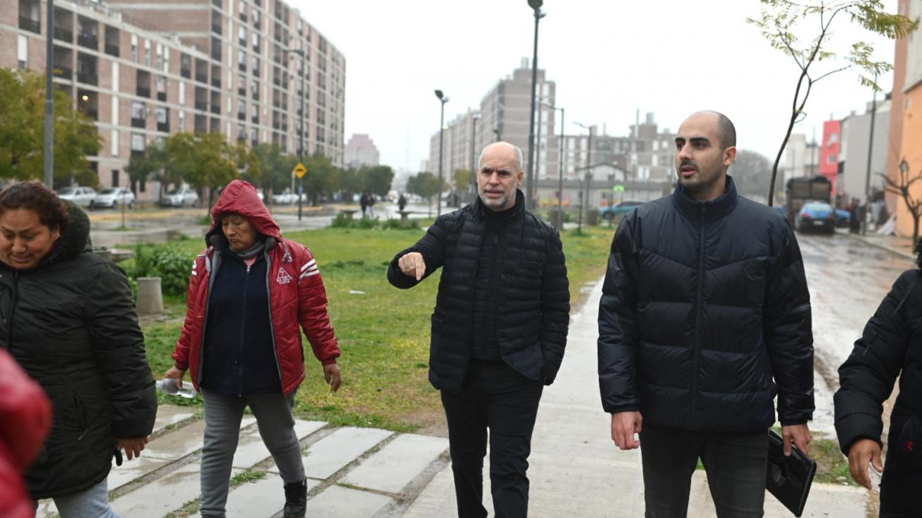 Rodríguez Larreta en Playón de Chacarita