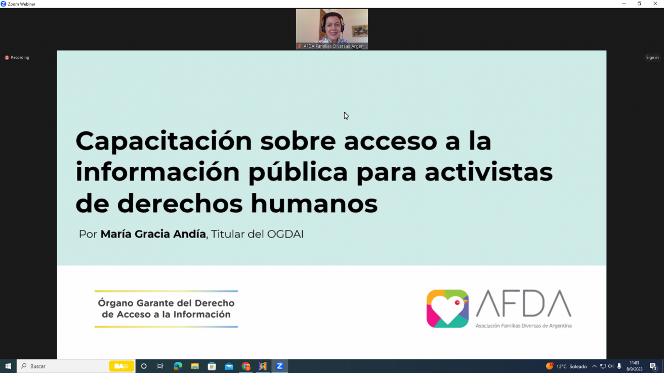 Capacitación Acceso a la Información AFDA