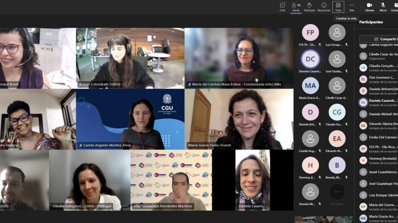 Reunión Grupo de Trabajo de Género y Grupos en Situación de Vulnerabilidad de ICIC
