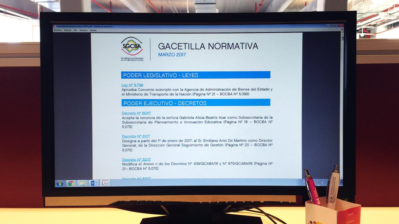 Gacetilla normativa