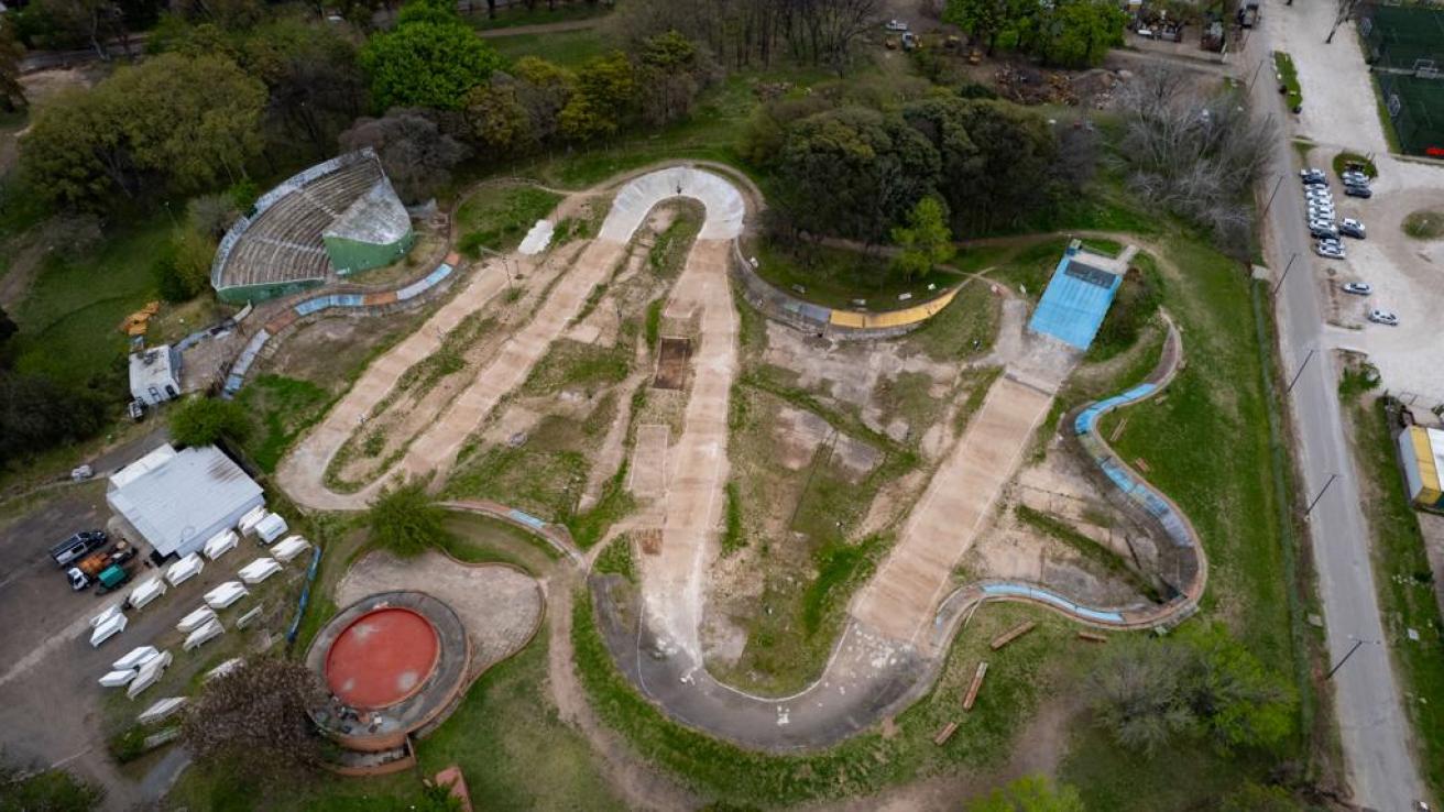 Nueva pista de ciclismo en Parque Sarmiento