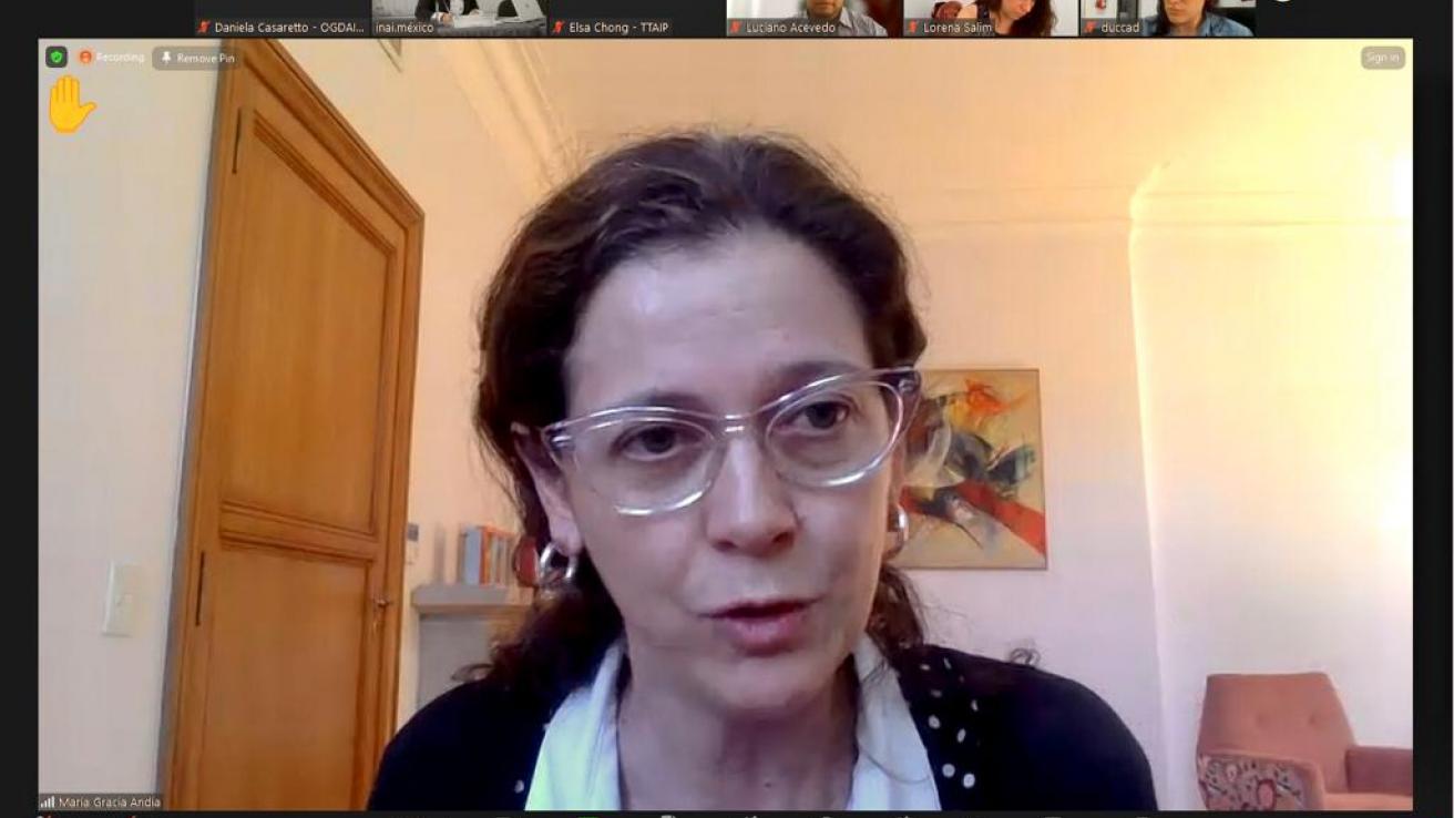 María Gracia Andía, Titular del OGDAI en la RTA