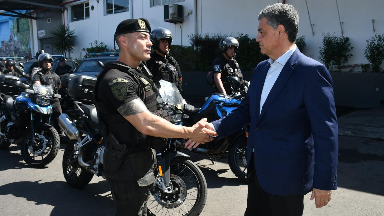 Jorge Macri presentó la Unidad de Despliegue de Intervenciones Rápidas para prevenir delitos