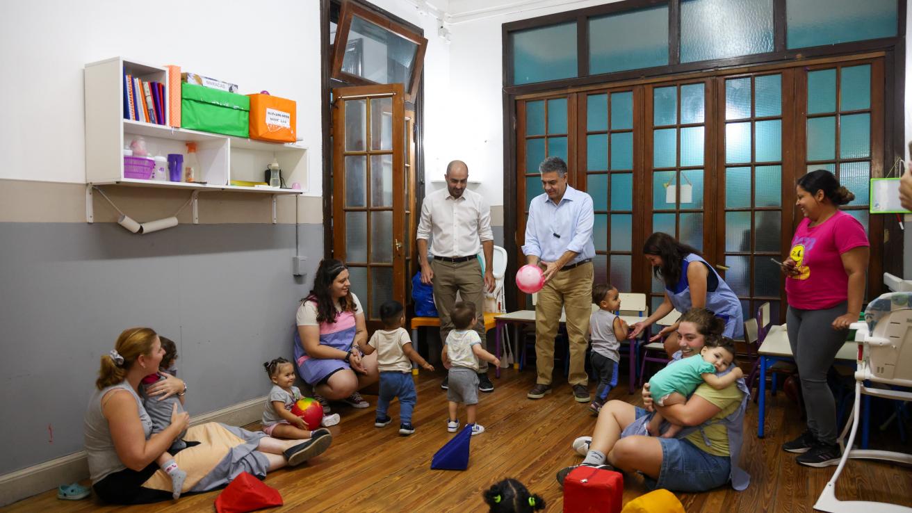 En 70 Centros de Primera Infancia ubicados en toda la Ciudad atienden el crecimiento y desarrollo de 11 mil chicos 