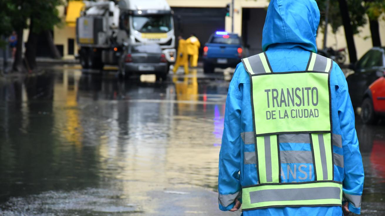 Operativo de prevención por las fuertes tormentas.