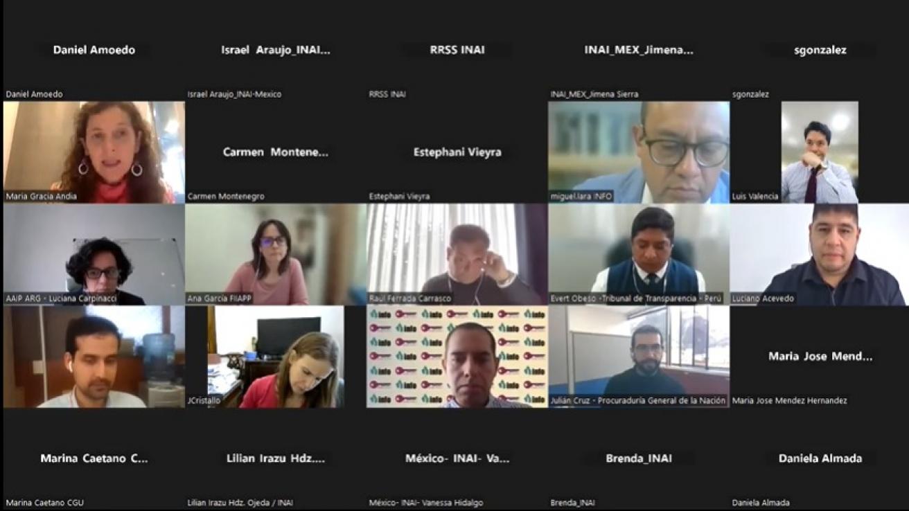 Participantes Taller Virtual