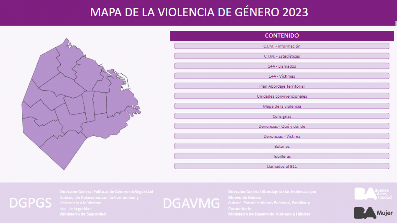 Mapa de violencia de género 2023