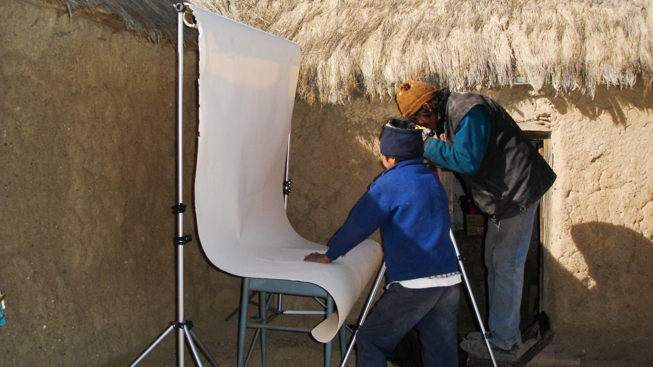 bisnietos de HCayo en el oratorio