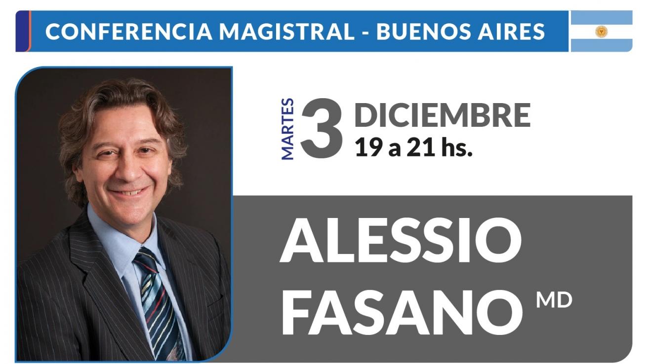 Conferencia Magristral Alessio Fasano