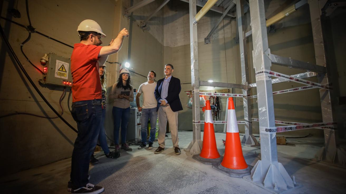 Avanza la obra para poder ver la Ciudad desde el mirador panorámico del Obelisco