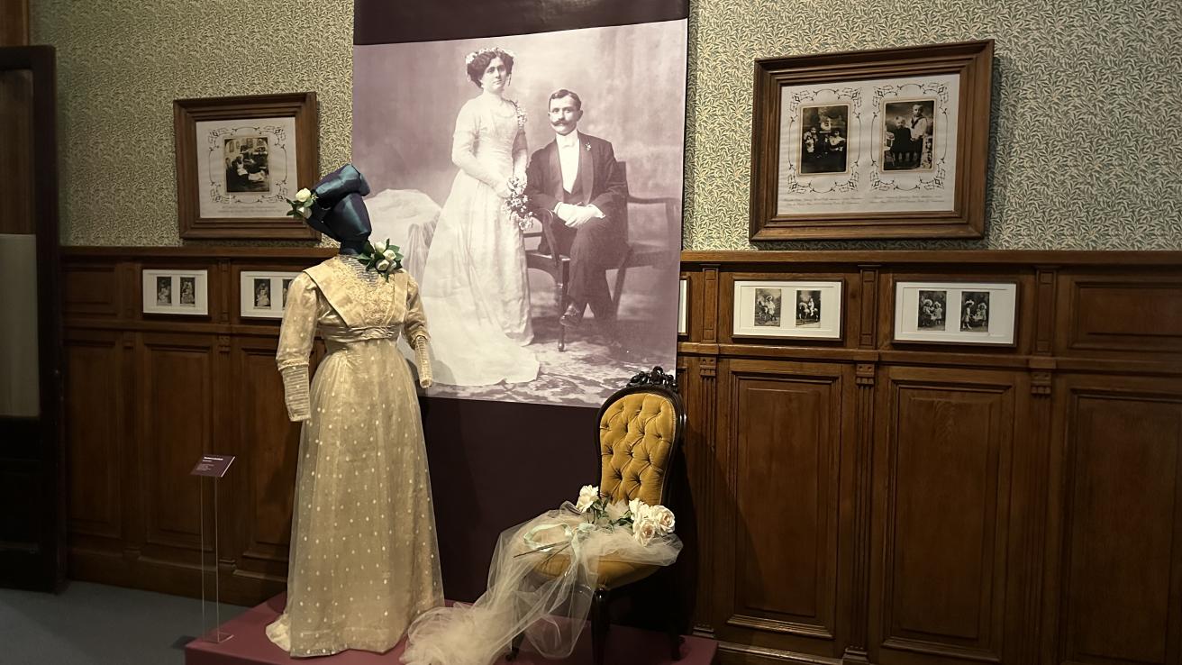 Detalle Montaje "De blanco te esperé..."