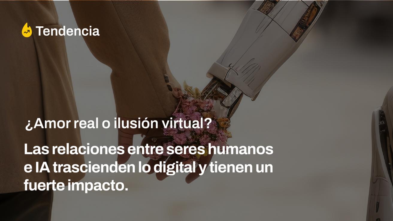 Enamorada de ChatGPT.