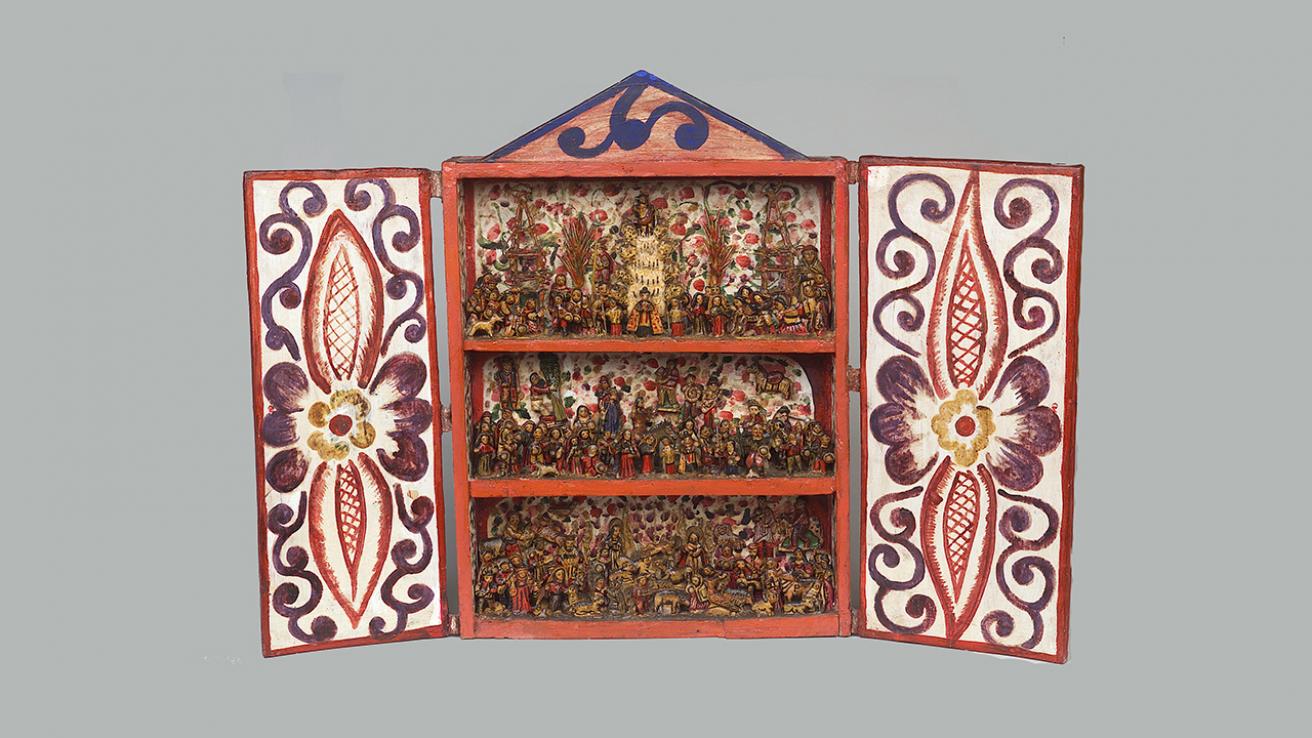 retablo de madera