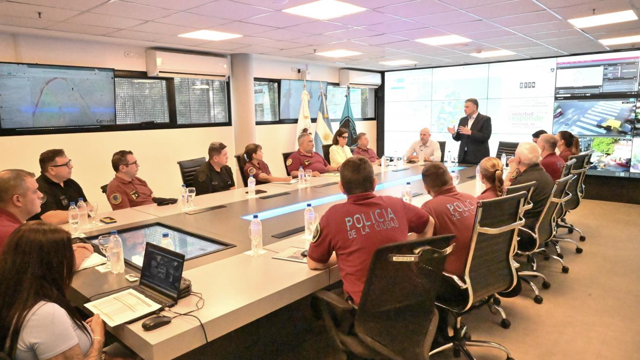 Jorge Macri se reunió con la cúpula de la Policía de la Ciudad