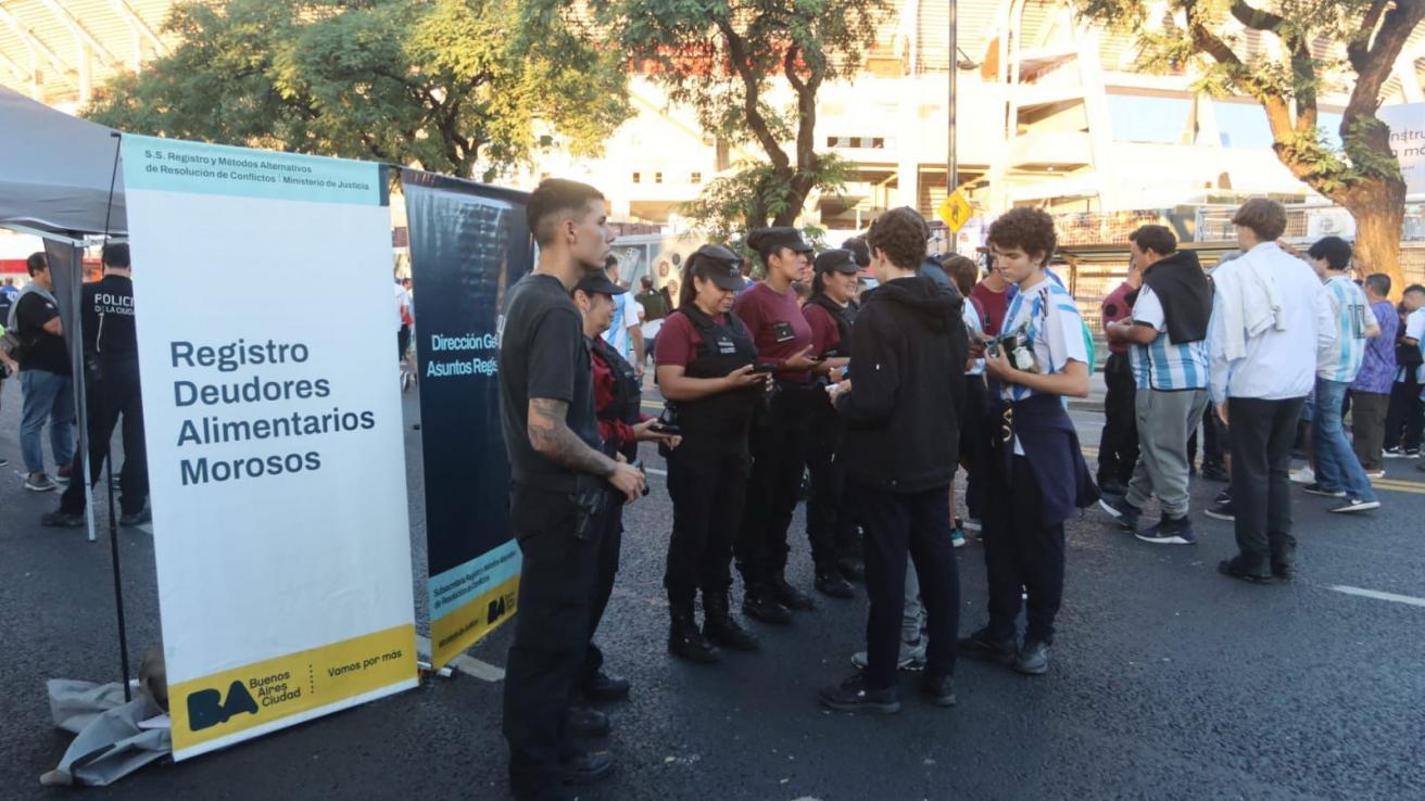 Operativo de la Policía de la Ciudad en Argentina-Brasil
