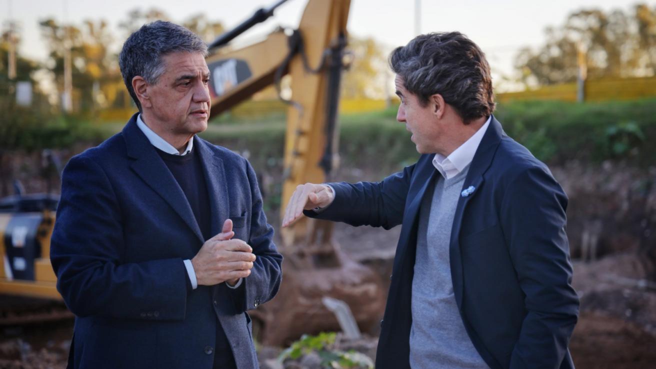 El Jefe de Gobierno Jorge Macri supervisó el avance de los trabajos junto al ministro de Infraestructura.