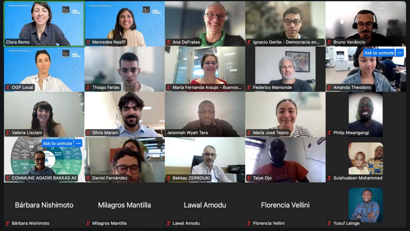 Reunión virtual del Círculo de Acción Climática