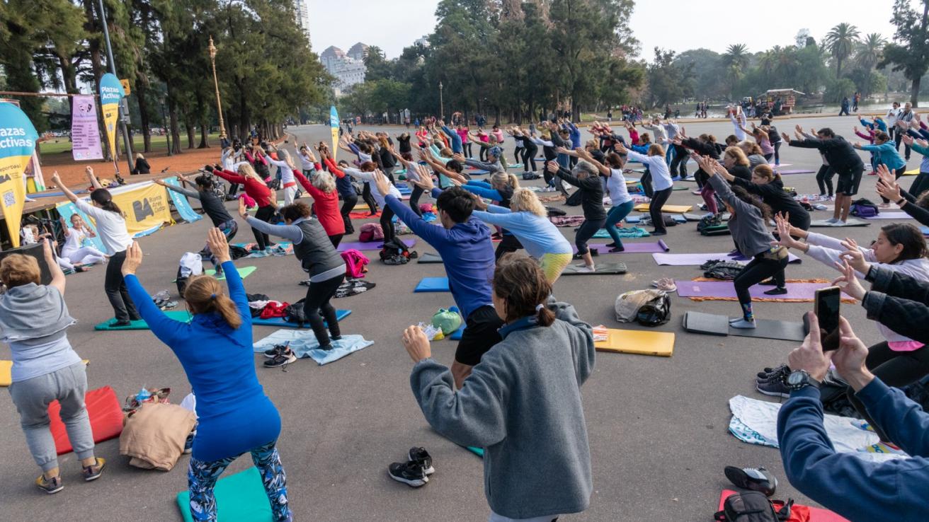 El Parque Olímpico celebra el Día Internacional del Yoga