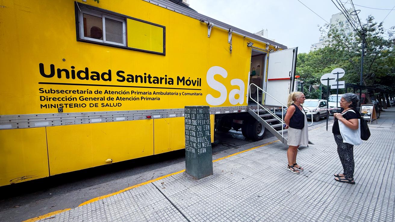 Unidad Sanitaria Móvil en los barrios