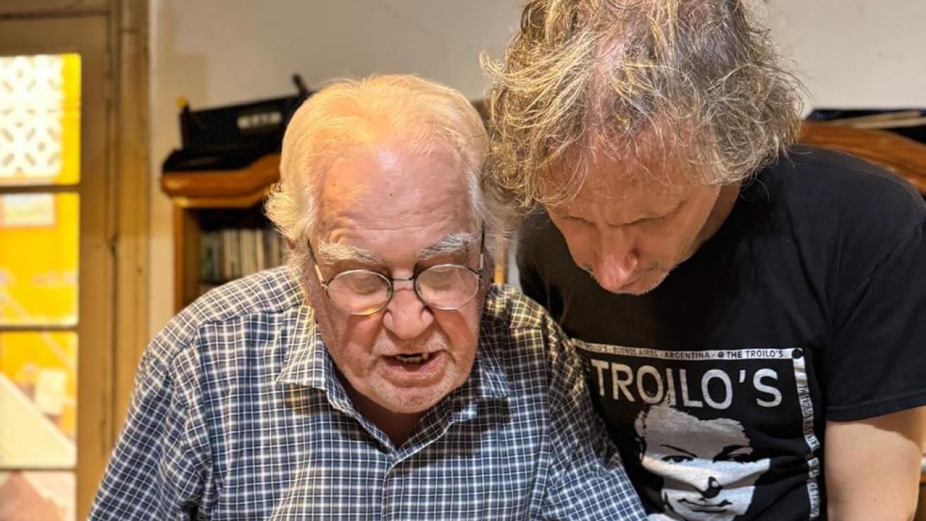 Tata Cedron y Gabriel Cocaro