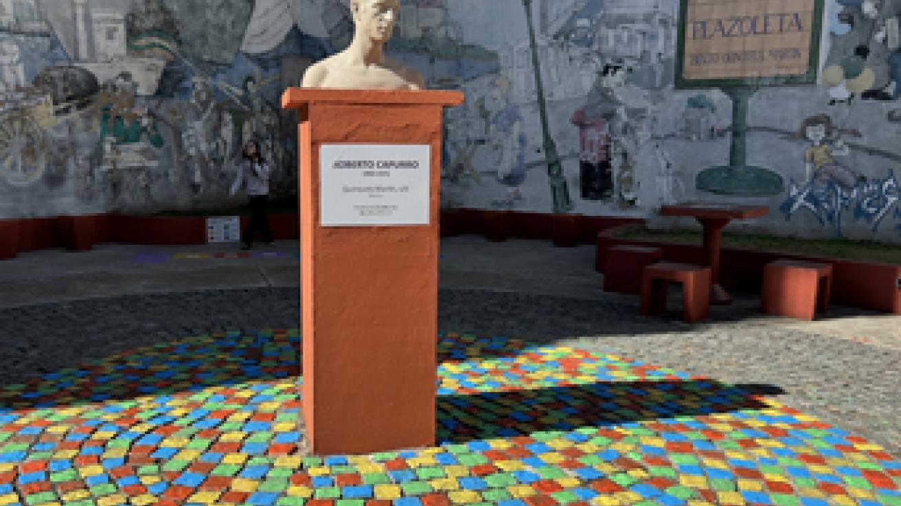 La Plazoleta Benito Quinquela Martín