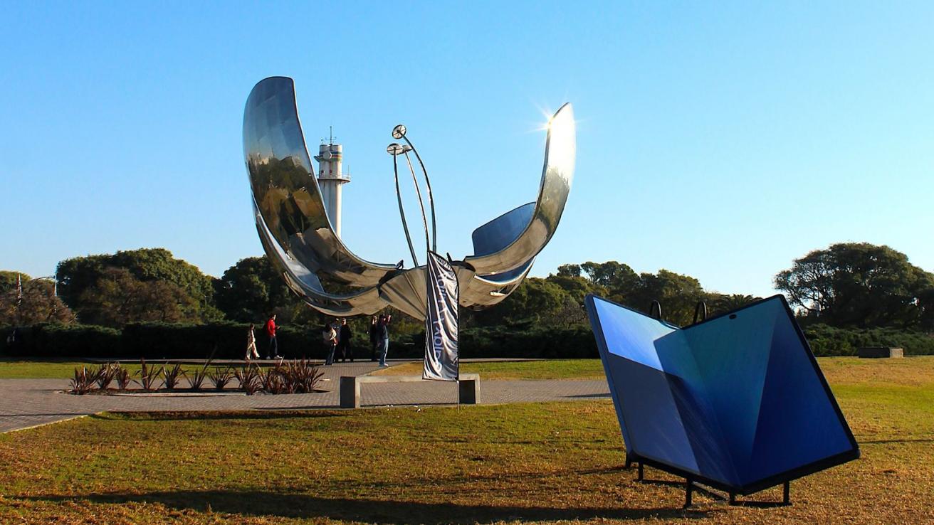 Samsung Unfolded Park en la Floralis Genérica